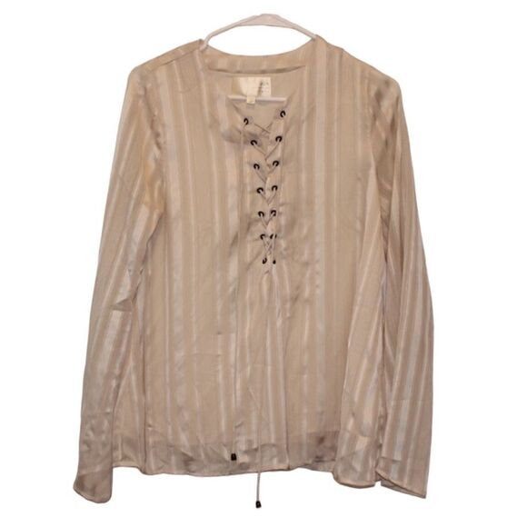 J.O.A Los Angeles Long Sleeve  Blouse Women Size Small - Picture 1 of 11